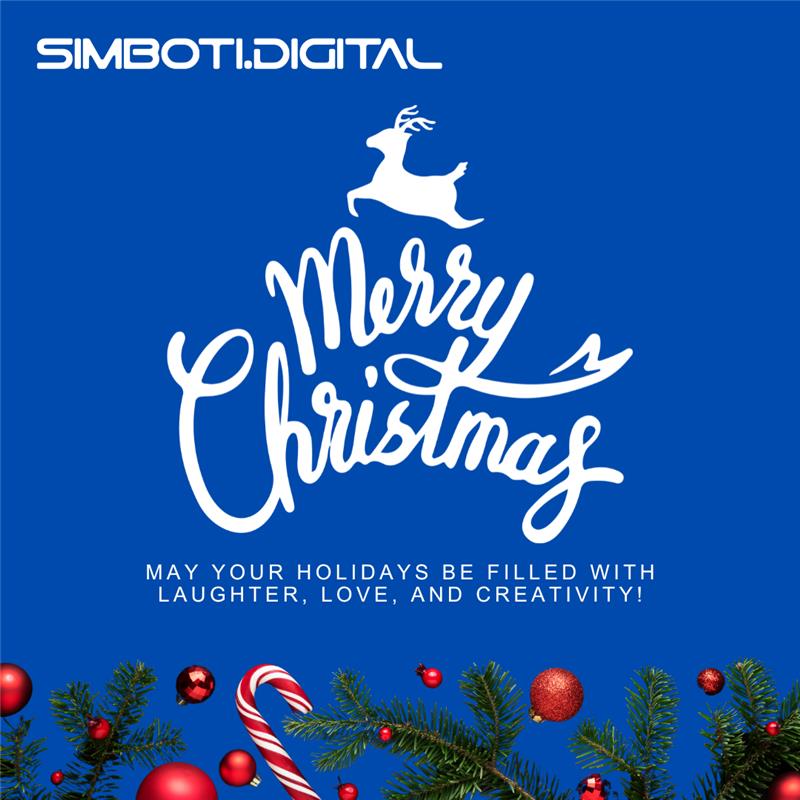 SimbotiDigital's tweet photo. This Christmas, weβre cherishing the moments spent with family and friends. May your holidays be filled with laughter, love, and creativity! Wishing you all a Merry Christmas from the Simboti Digital family! πβ€οΈ #FamilyFirst #MerryChristmas #FestiveSeason #SimbotiDigital https://t.co/uOqkHPBXQ2