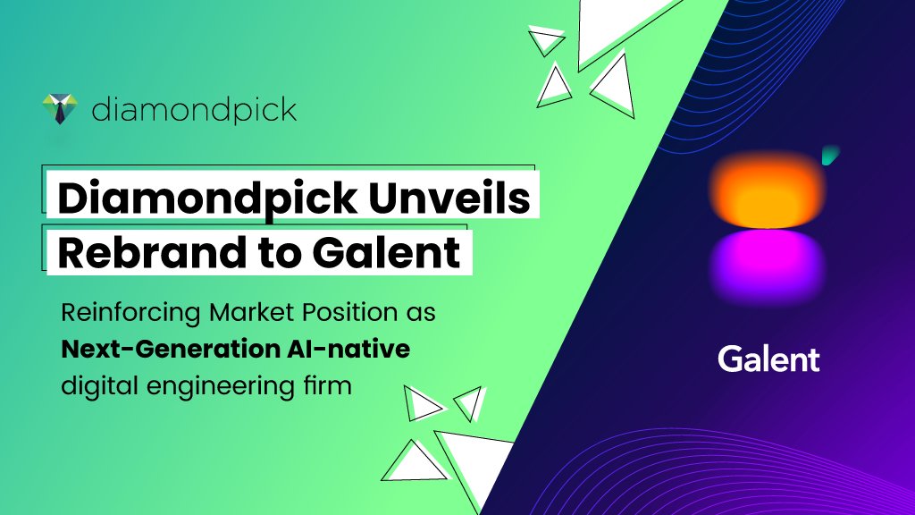TeamDiamondpick's tweet photo. Diamondpick is now Galent! ✨
With our bold new identity, we’re charging into the future as an AI-powered digital engineering firm. While the name has changed, our passion for innovation and excellence remains the same 

https://t.co/8JyAXVu8Xk https://t.co/E1fuKfGGt7
