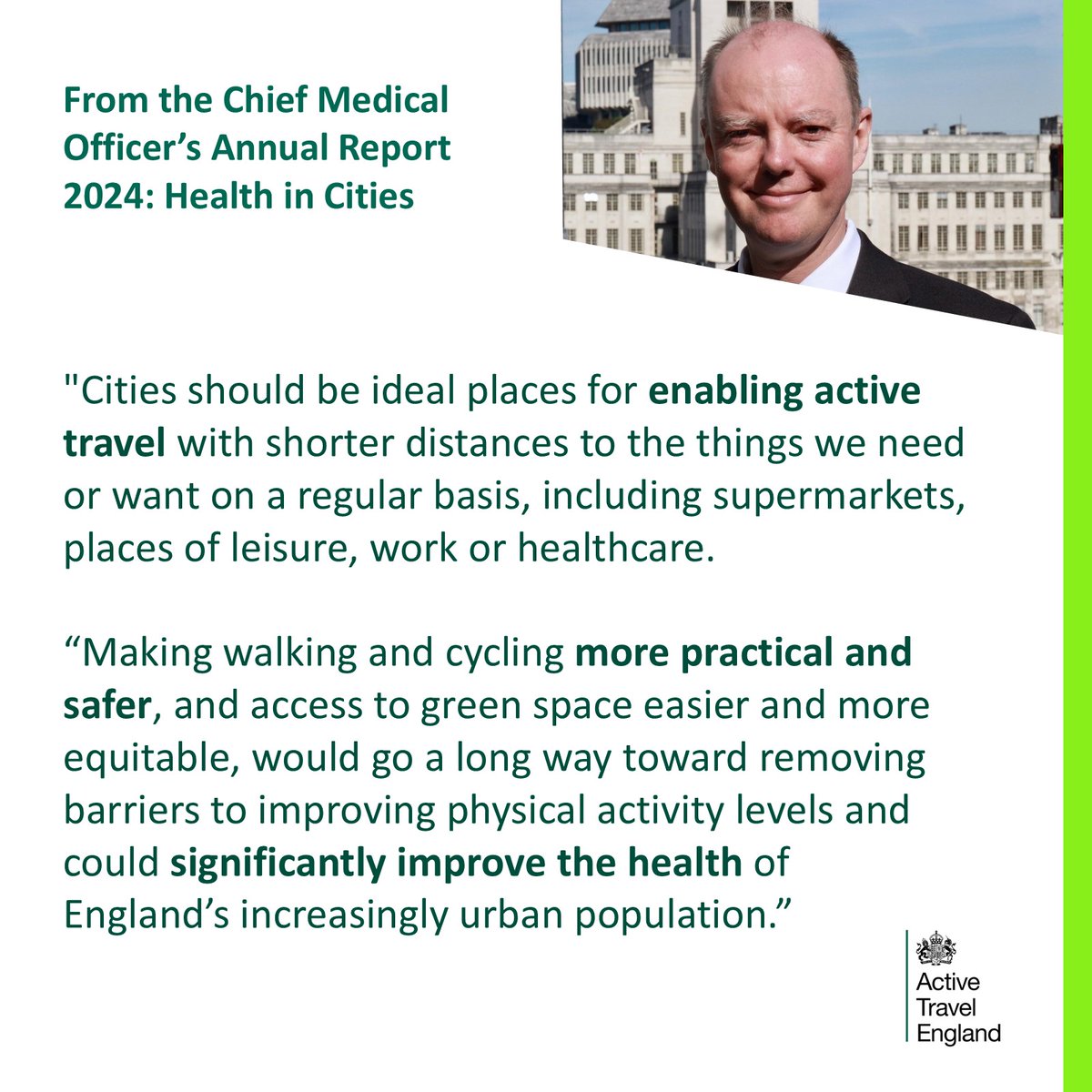 Active Travel England tweet media