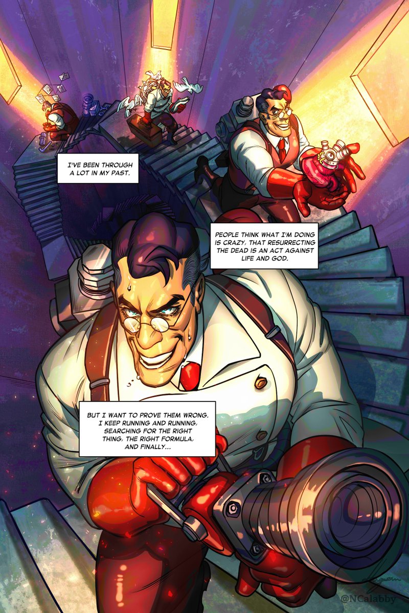 NCalabby's tweet photo. Two page comic I made for @drassistedzine

Page 1/2 https://t.co/62xOr44GNf