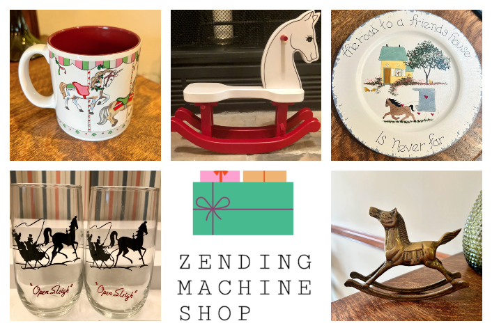 ZendingMachine1's tweet photo. It's National Horse Day 🐎🎠🐴
#etsyshop #nationalhorseday #horselover #vintagedecor #shopsmall #zendingmachineshop https://t.co/pWhoEOq5o5