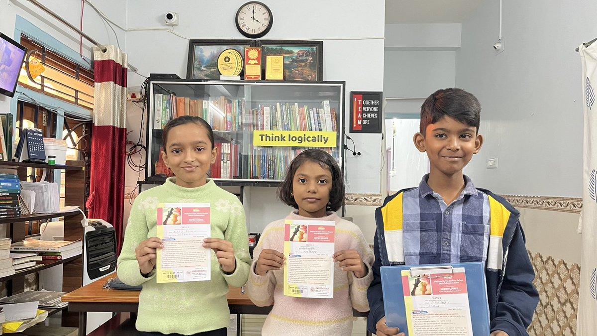 AkbarClasses's tweet image. 🌟 Unified Council NSTSE 2024-25 Successfully Conducted at AKBAR CLASSES!

The National Level Science Talent Search Exam was held today, 13th Dec 2024. Proud of our students for their dedication and enthusiasm! 🌟

#UnifiedCouncil #NSTSE2024 #AKBARCLASSES