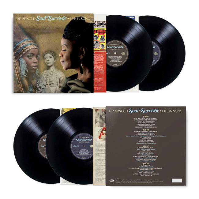 Modculture's tweet photo. Celebrating over 50 years of making music and companion pieces to the autobiography, the PP Arnold: Soul Survivor - A Life In Song vinyl and CD boxsets are available to pre-order. https://t.co/Fjhr4IHij4 https://t.co/NcmYwIbnz3