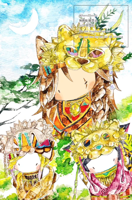 #twstファンアートタマムイ復刻…! 