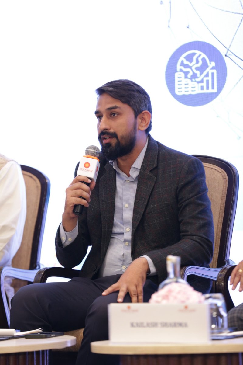 ASSOCHAM4India's tweet photo. At the recently concluded Bharat@100 Summit, Mr. Ravi Jha, Director, Public Policy, Zupee, highlighted the immense opportunity that the #GamingSector presents for India. As we stand on the cusp of Industrial Revolution 4.0, #Gaming offers India a great chance for India to establish global companies. He pointed out that gaming is poised to be the sector where emerging technologies including #ArtificialIntelligence (AI), #AugmentedReality (AR), #VirtualReality (VR), and others will find their most significant applications. With a head start in this field, India must seize this opportunity to lead in the global gaming industry.