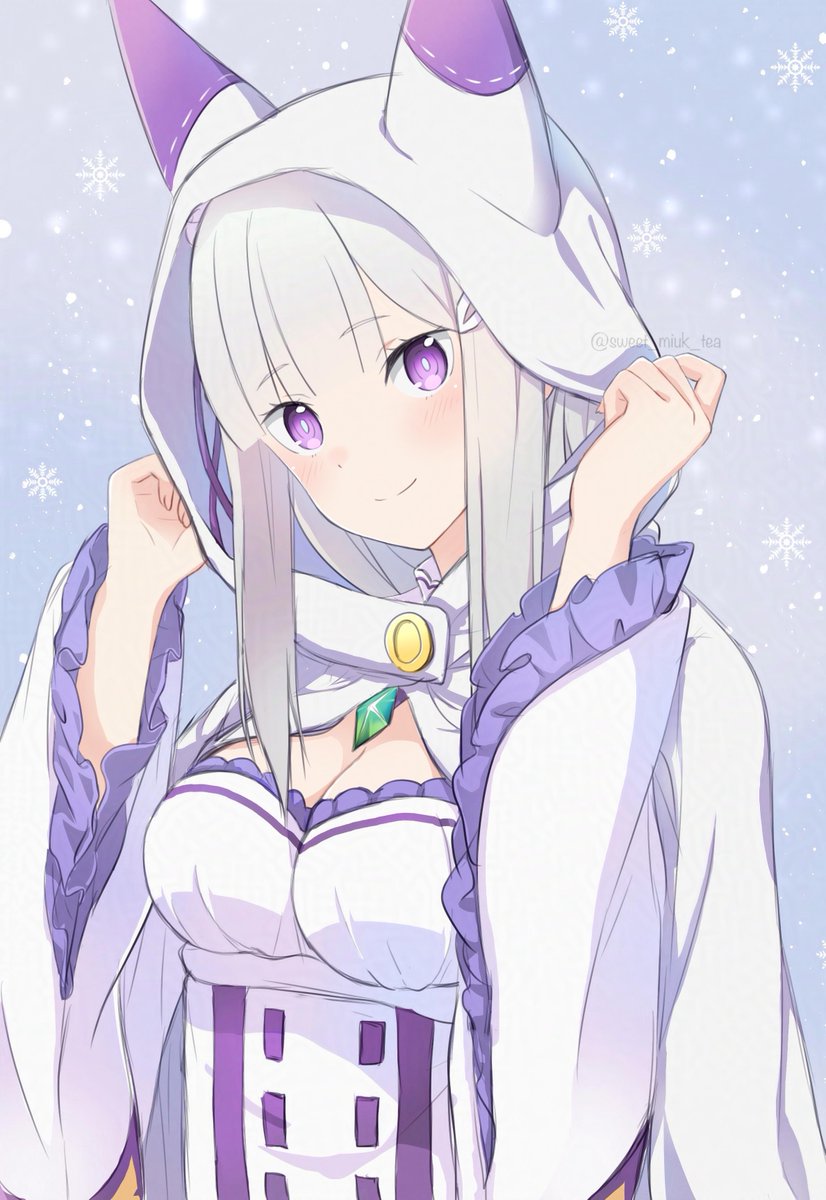 sweet_miuk_tea's tweet image. 今日描いたエミリアたん
 #rezero #リゼロ
