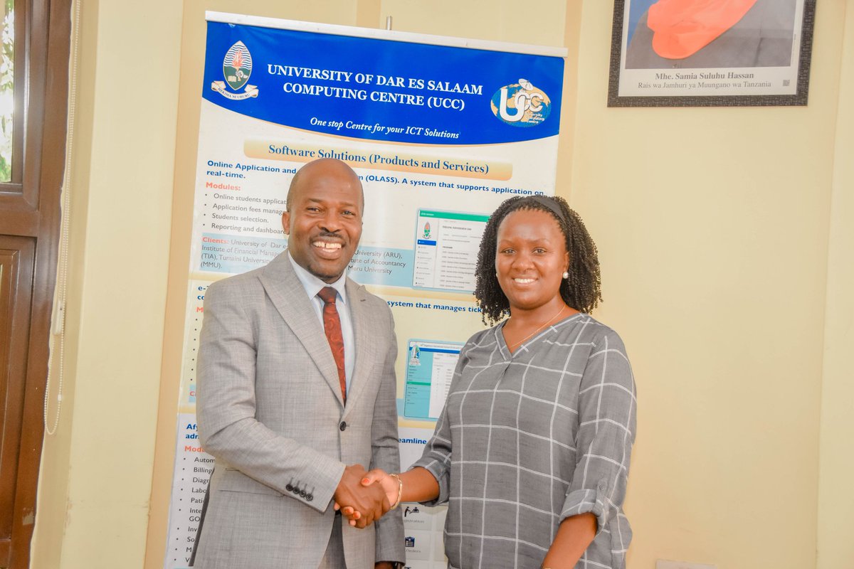 eabconsortium's tweet photo. Taasisi za EABC na UCC (University of Dar es Salaam Computing Center) zimefanya mazungumzo yakiwa na lengo la kushirikiana kukuza ubunifu na ujuzi kwa vijana ikiwa ni sehemu ya nguzo kuu ya utekelezaji wa miradi ya EABC kwa kushirikiana na wadau wa kimkakati https://t.co/hVzY1q8hI1