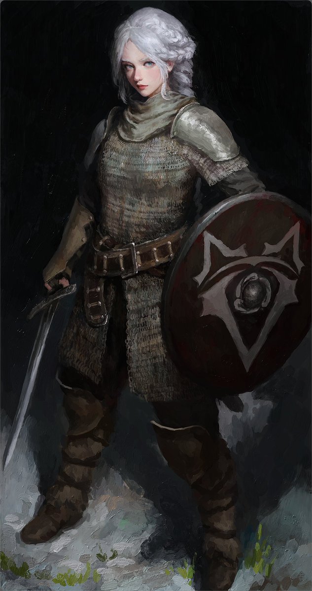 UnoMitsuko's tweet image. Viking Girl
It&apos;s mainly to practice drawing lockjaw nails