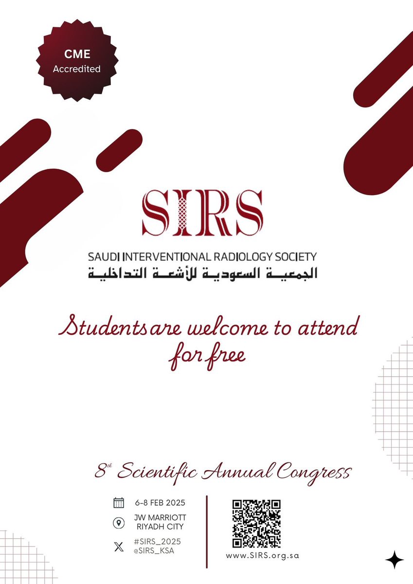 Saudi Interventional Radiology Society tweet media