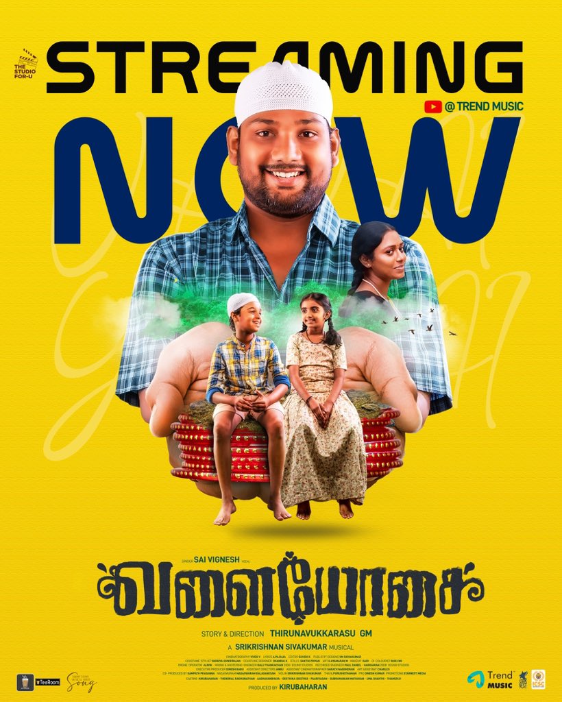 Desingh Periyasamy (@desingh_dp) on Twitter photo Valaiyosi album’s new song is live—experience the energy and enjoy the sound!
Watch Now :-
youtu.be/JJqmpt8AMsQ
Congratulations Dir <a href="/thiru_vishnu/">Thiru Arasu</a>
And team @kirubaharan24
<a href="/krishvvs/">Srikrishnan</a> <a href="/saivigneshsings/">Sai Vignesh</a>
<a href="/aparajalyrics/">Aparaja</a> <a href="/vmshivakumarart/">VM SHIVAKUMAR</a>
#starnestmedia Valaiyosi album’s new song is live—experience the energy and enjoy the sound!
Watch Now :-
youtu.be/JJqmpt8AMsQ
Congratulations Dir <a href="/thiru_vishnu/">Thiru Arasu</a>
And team @kirubaharan24
<a href="/krishvvs/">Srikrishnan</a> <a href="/saivigneshsings/">Sai Vignesh</a>
<a href="/aparajalyrics/">Aparaja</a> <a href="/vmshivakumarart/">VM SHIVAKUMAR</a>
#starnestmedia