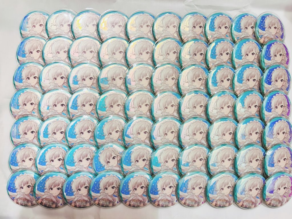 【譲渡】
アイドルマスター シンデレラガールズ STARLIGHT FANTASY 缶バッジ オーロラ缶

譲→久川 颯(70個)

求→定価＋送料

担降りのため定価譲渡することにいたしました。
缶バッジカバーをつけており、痛バとして使用し、現場に2回持っていきました。

1個からバラ売り可能です。