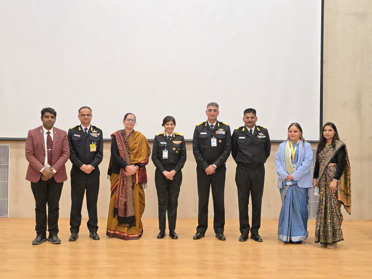 indiannavy's tweet photo. Workshop on ‘Gender Sensitisation’ and ‘Prevention of Sexual Harassment at Workplace’ for Naval Civilians conducted on #12Dec 24 at the Nausena Bhawan Auditorium, New Delhi.
Inaugurated by Surg VAdm Arti Sarin, Director General Armed Forces Medical Services (DGAFMS), the workshop was aimed at fostering inclusivity and promoting gender equality.
@IN_DCP @dgafms_mod https://t.co/3v5LxZoui2