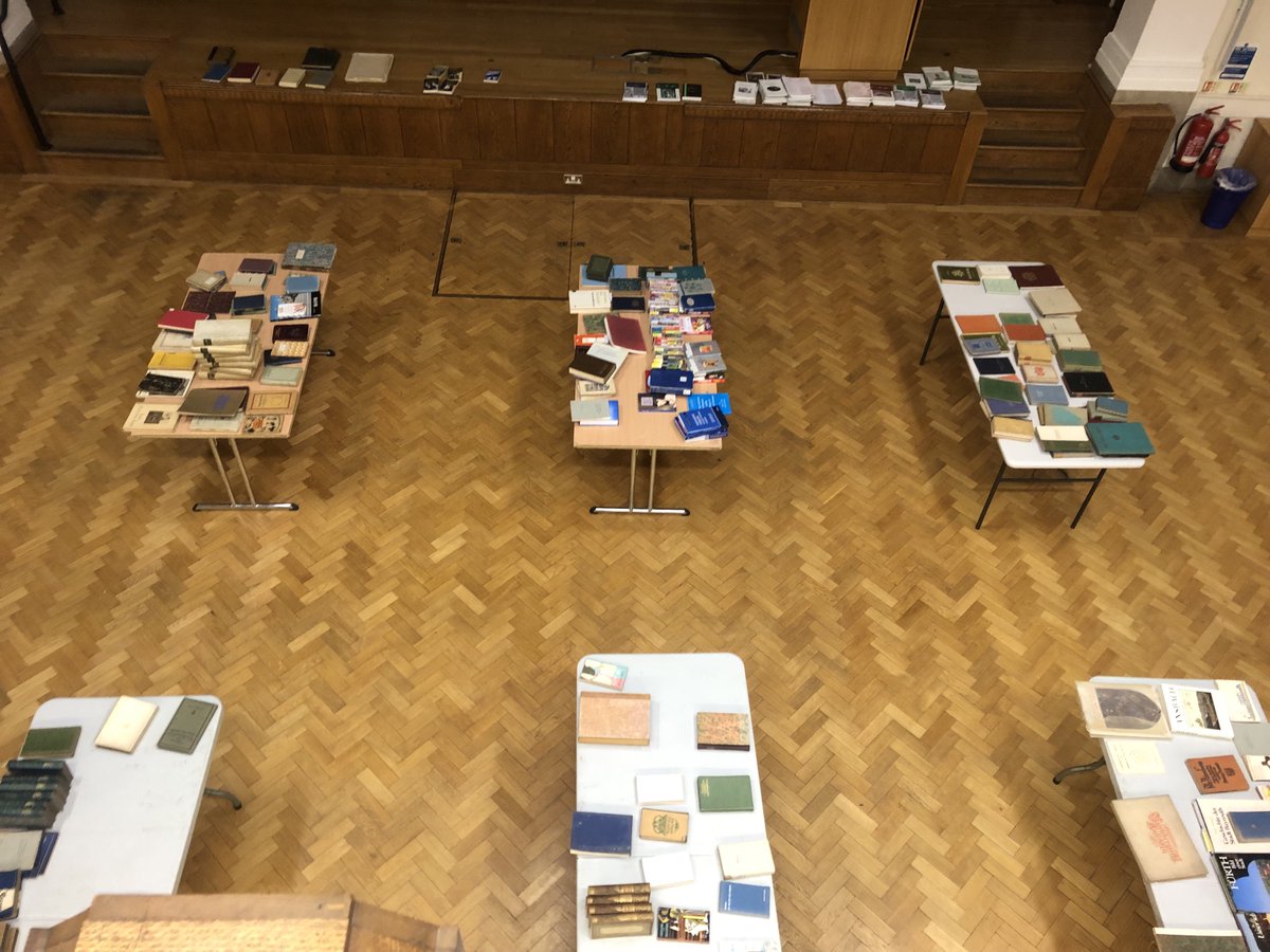 That is a wrap on this year's freebie book event. 

You haven't missed out if you were unable to catch the event. The remaining free books will be on the first floor landing over the next few weeks. 

Please continue to donate to Crisis here: justgiving.com/page/taylorian…