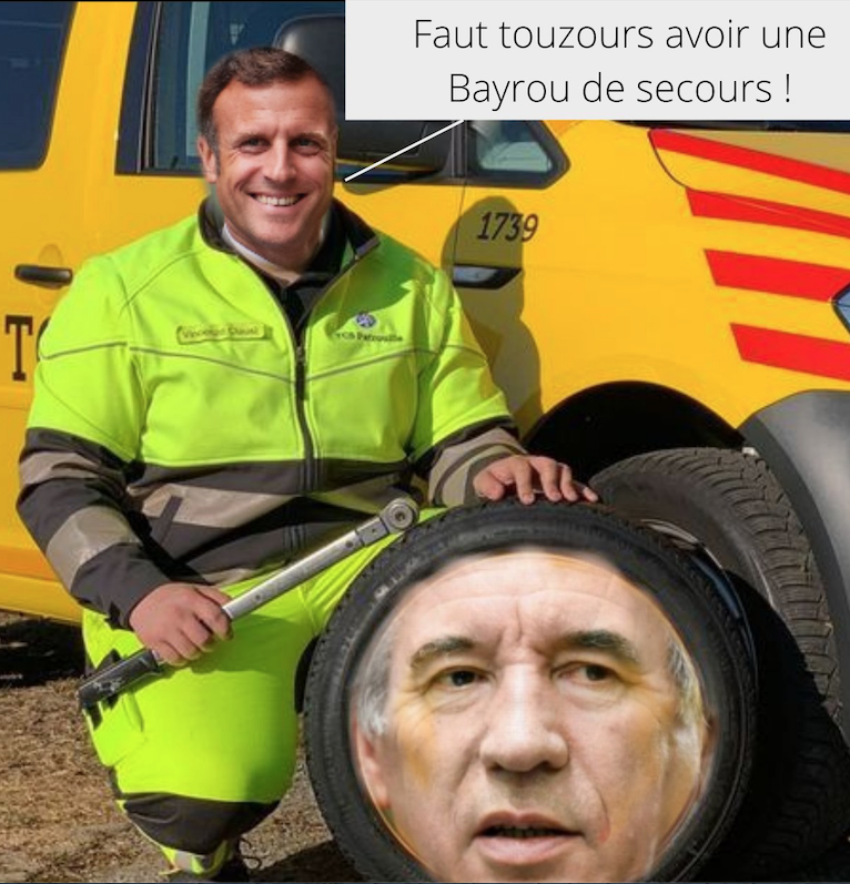 rirecestdrole's tweet photo. ça va tenir la route. #Bayrou #bayroudesecours #PremierMinistre #Matignon #Macron https://t.co/ahcjXRTU6G