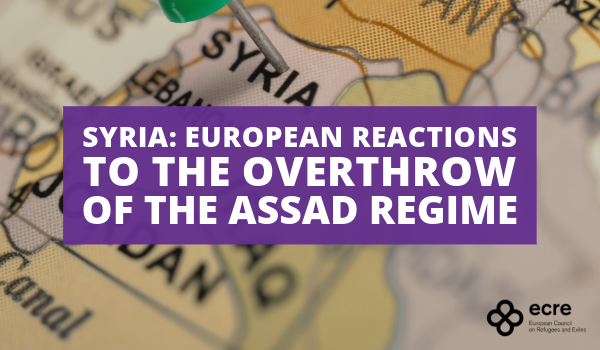 #ECREWeekly Update on #Syria: European reactions to the overthrow of the Assad regime

➡️European States' decisions on the processing of Syrians’ asylum applications
➡️ECRE members' statements on decisions regarding Syrians’ asylum applications

🔗ecre.org/syria-european…