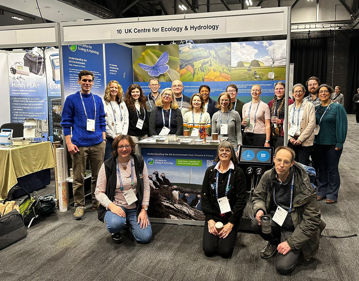 It's the final day of #BES2024! Don't miss your last chance to visit us at stand 10 to learn more about our long-term environmental monitoring data and hear from our brilliant scientists about their latest research!