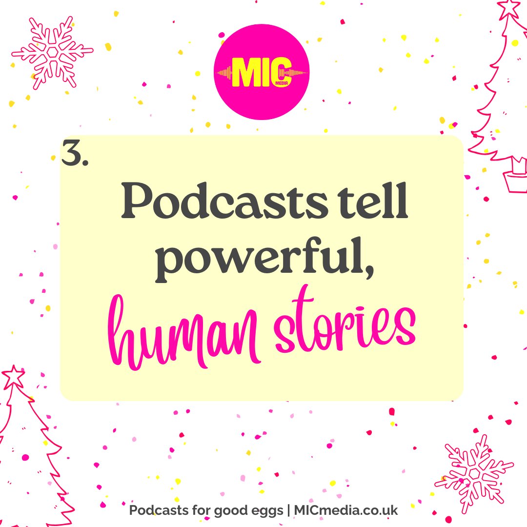 Your mission statement is the heart of your organisation❤️

Bring it to life with a podcast!

Share your stories, connect with your audience, and inspire change🎙️ 

#MICmas 🎄 Day #3

 #podcast #missionstatement #storytelling #impactful #nonprofit #contentmarketing #grabthemic