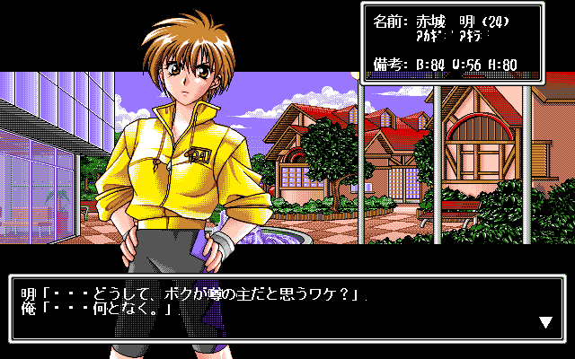 PC98_bot's tweet photo. Hou Tei Rao Yui II // Queen Soft // PC-98 // #pc98 #QueenSoft https://t.co/V8jYbi5Yhb
