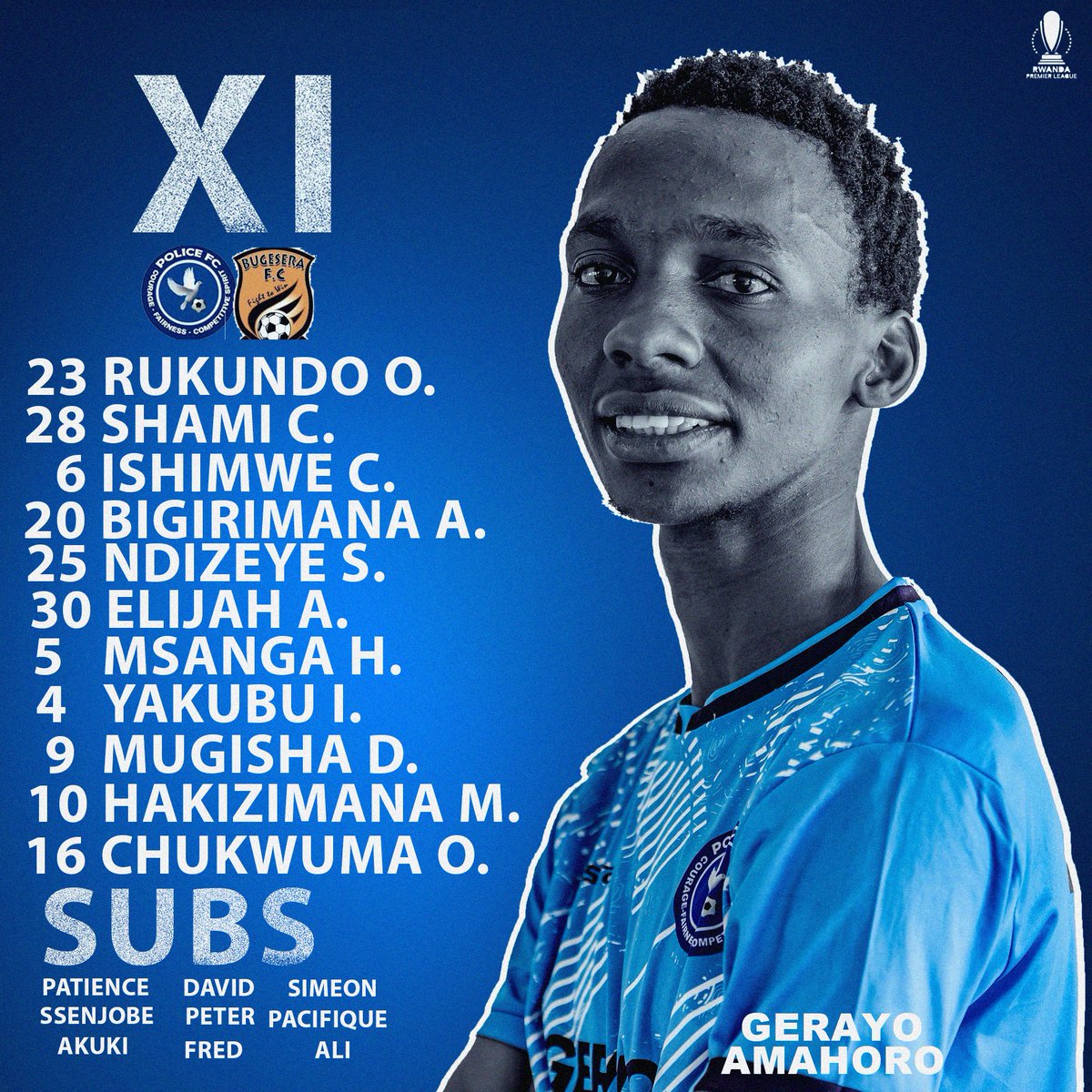 policefcrwanda's tweet photo. ⭐️ Line-Up! ⭐️
#POLBUG https://t.co/xD9FohjyE3