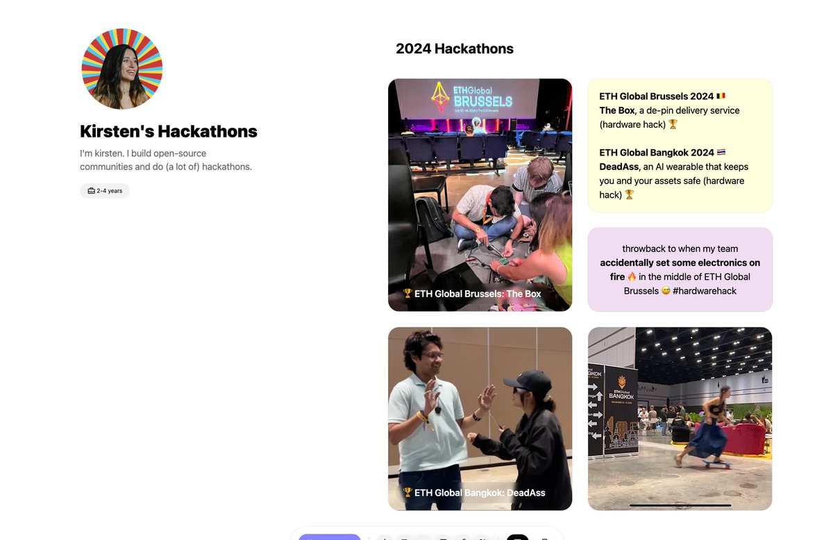 made a fun showcase for all of my hackathon projects, check it out 😆

revyou.me/kphacks