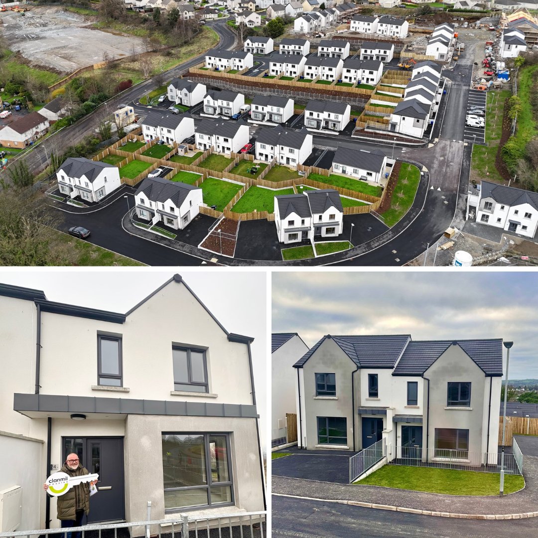 Yesterday, we handed over our third phase of homes at Evish in Strabane. Good luck to the 17 families in their new homes for Christmas 🏡
