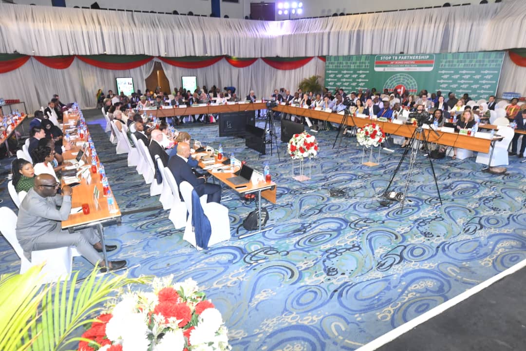 StopTB's tweet photo. Day 2 of the @stoptb Board Meeting in Abuja kicked off with an exciting session on Financing the Response to End TB by 2030 featuring the Honourable Ministers of Health of Indonesia, Philippines, South Africa, Nigeria, and other TB leaders and partners #endTB https://t.co/Kk8n9bv4s7