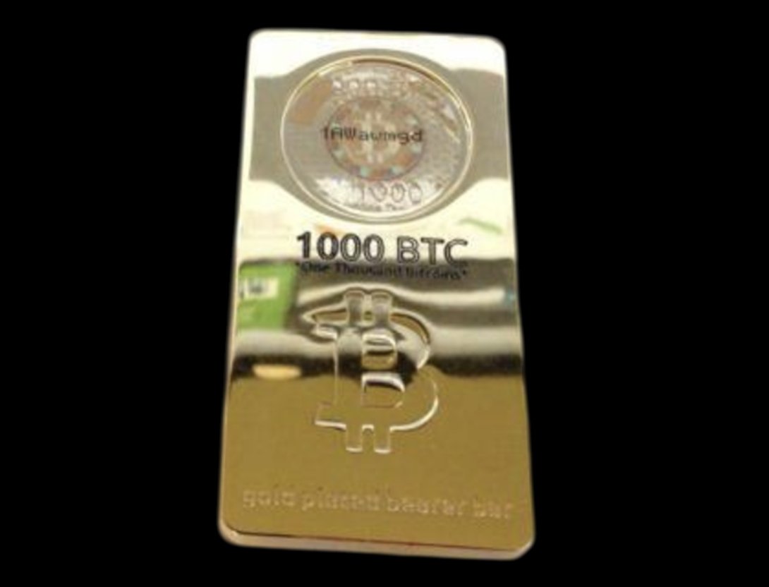 ✨ 1,000 #Bitcoin gold bar sold at $3, exactly 13 years ago, and worth  $100,000,000 today. Investment of the century 🚀