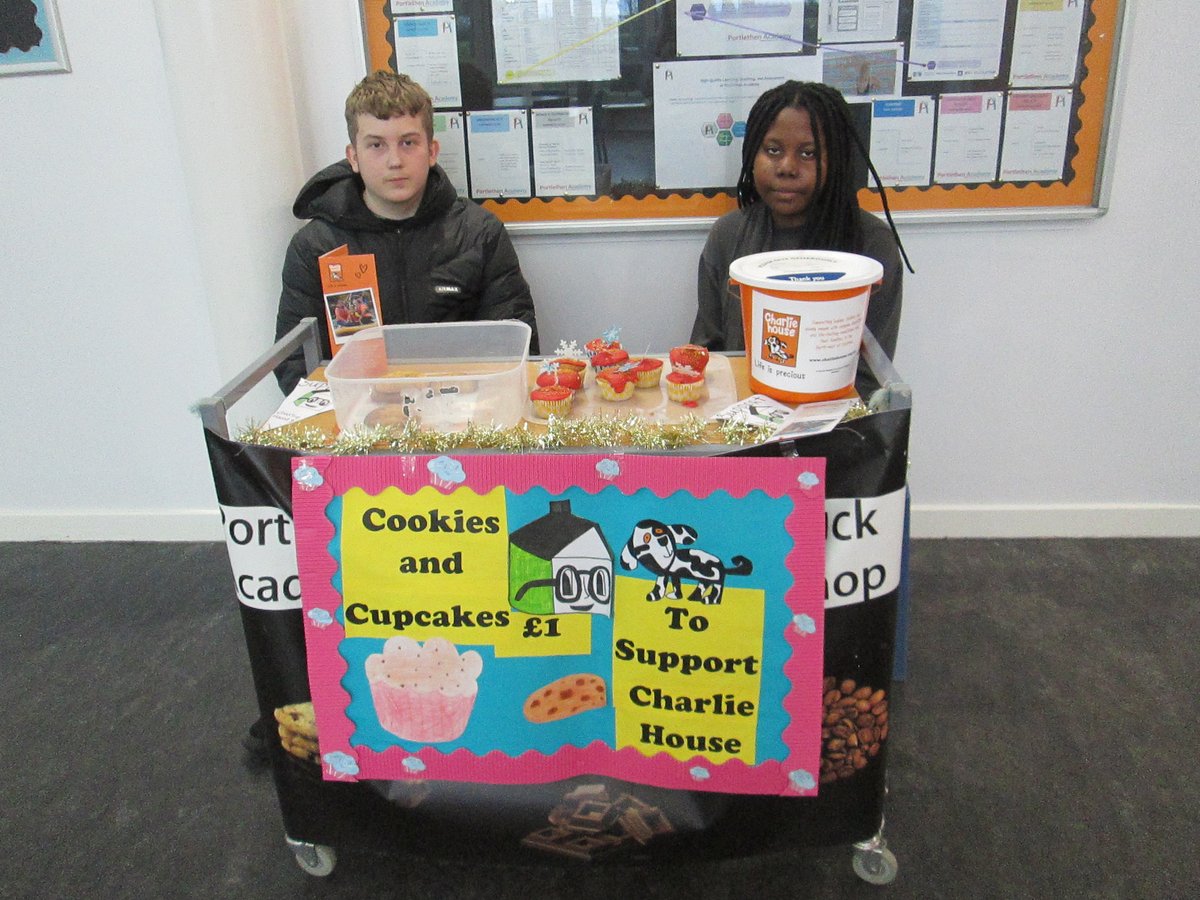 Portlethen Academy DYW (@portydyw) on Twitter photo Congratulations to <a href="/PortyAcad/">PortlethenAcademy</a> NPA Enterprise and Employability pupils who joined in with fundraising efforts in support of <a href="/CharlieHouseHQ/">Charlie House</a> - they baked some delicious cupcakes and cookies which sold out - still counting donations #communitychampions Congratulations to <a href="/PortyAcad/">PortlethenAcademy</a> NPA Enterprise and Employability pupils who joined in with fundraising efforts in support of <a href="/CharlieHouseHQ/">Charlie House</a> - they baked some delicious cupcakes and cookies which sold out - still counting donations #communitychampions