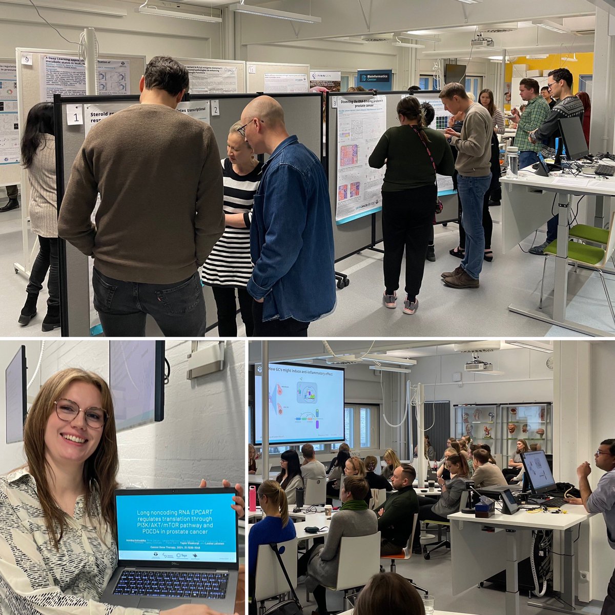 Leena Latonen (@latonenleena) on Twitter photo Special day at <a href="/UEF_Biomed/">UEF Institute of Biomedicine</a> with Research Day and Cristmas party! Our lab’s presentation given this year by postdoc Annika Kohvakka of #prostatecancer specific #lncRNA biology. <a href="/UniEastFinland/">University of Eastern Finland</a> Special day at <a href="/UEF_Biomed/">UEF Institute of Biomedicine</a> with Research Day and Cristmas party! Our lab’s presentation given this year by postdoc Annika Kohvakka of #prostatecancer specific #lncRNA biology. <a href="/UniEastFinland/">University of Eastern Finland</a>