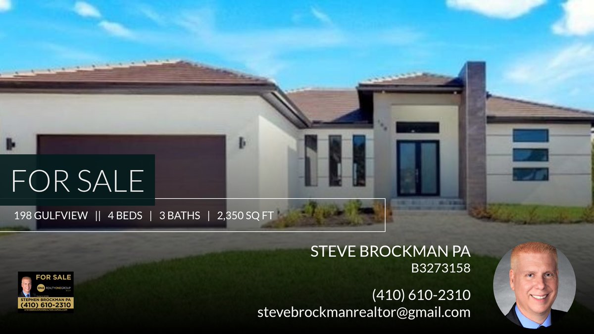 SuperRealtorSB's tweet photo. Brand new home in the PUNTA GORDA Isles, check out this Gulf access listing before it's gone! Give me a call at (410) 610-2310 for more information.

I am available to speak with you now, call me at (410)610-2310 https://t.co/0hEi5poxyq https://t.co/0tH0edus7E