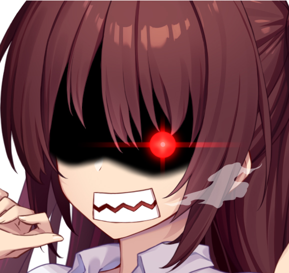 絵師さん「目の発光具合が足りない気がしたので自己満足で加筆しました」で笑ってしまったw しんきはそういう人とても好きですよ❤ 