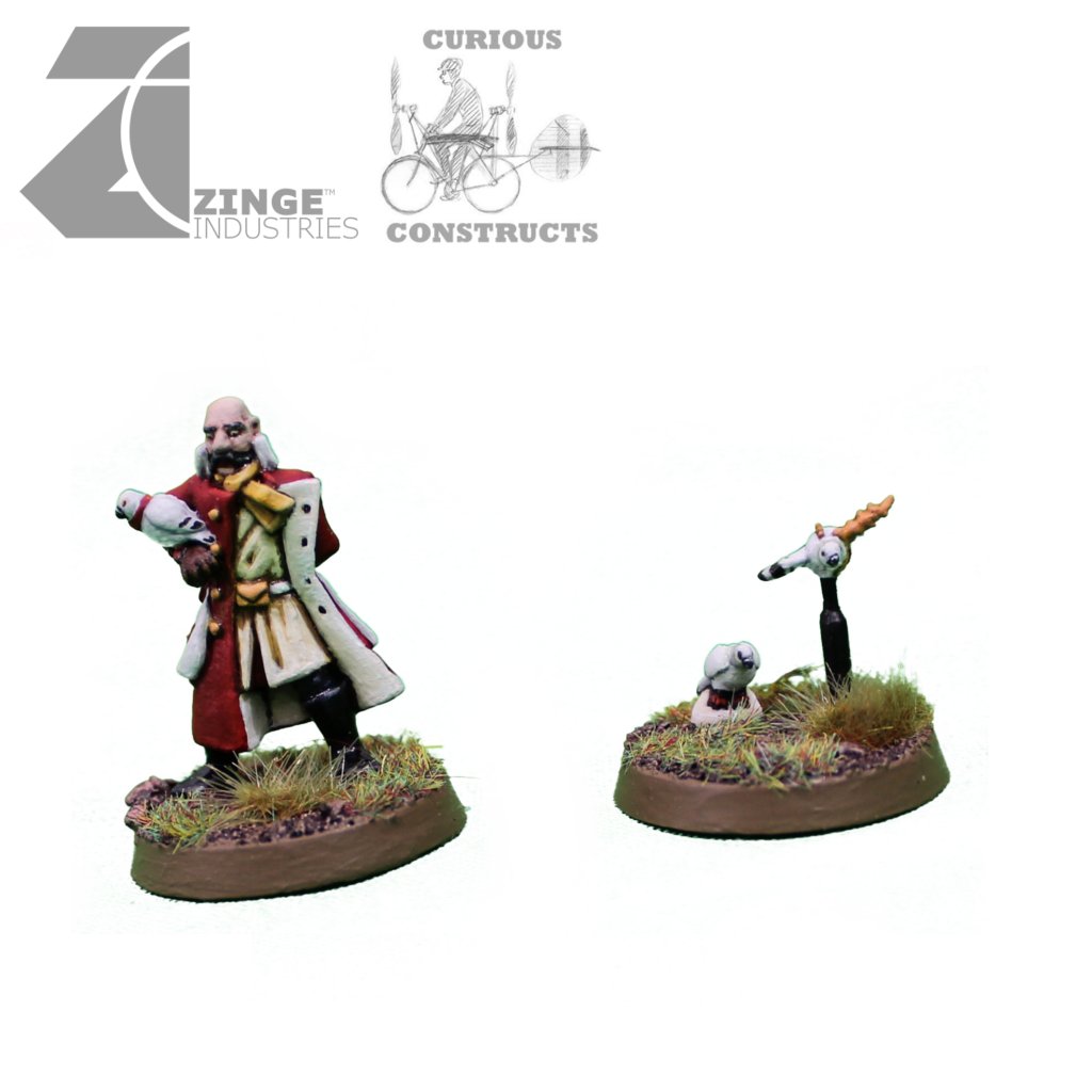 MiniMentions's tweet photo. Company: Zinge Industries
Mini: Pigeoneer with Homing Pigeons
Range: Infantry
Scale: 28mm
Materials: Resin
Link: https://t.co/BZU9XN2UVb

#MiniMentions #miniatures #miniaturepainting #Wargaming #tabletopgaming #ttrpg #dnd #dungeonsanddragons #7tv #cthulhu
#pulpalley https://t.co/SY0xtIKiey