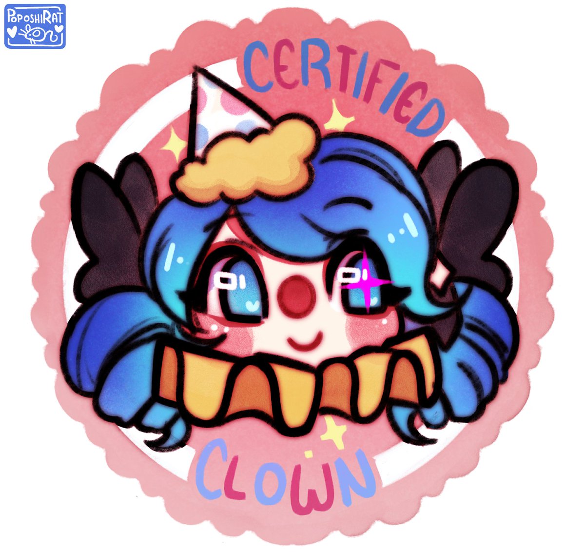 PoposhiRat's tweet image. Yes, I'm a Certified Clown 

#Gwen #LeagueOfLegendsFanArt