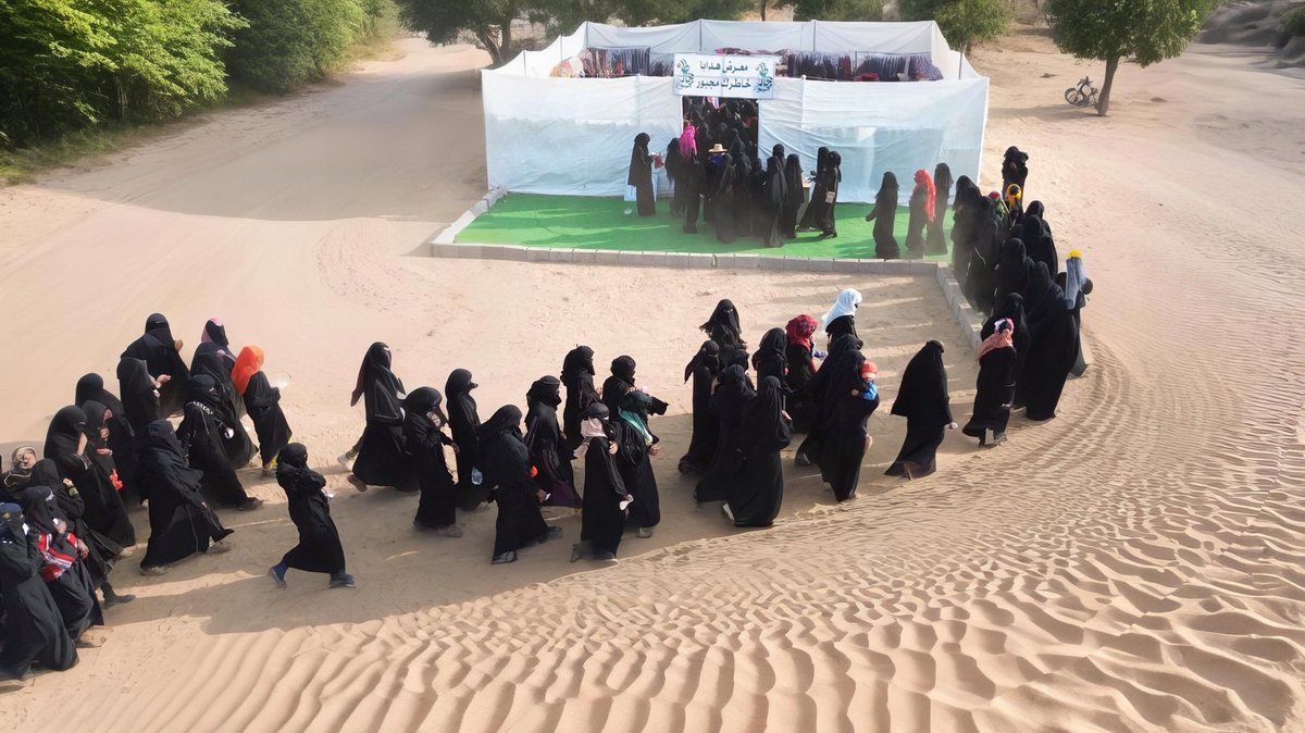 تخيل معرض فيه كل احتياجك وبالمجان 
والمقابل معنوي مش مادي 
حتى مواصلاتك للمعرض بالمجان
والأجمل أنه يتوسط قرى مستحقة لهذا المعرض مش مدينة

مرحباً بكم في معرض هدايا خاطرك مجبور  🌟
باقي التفاصيل في المساء إن شاء الله