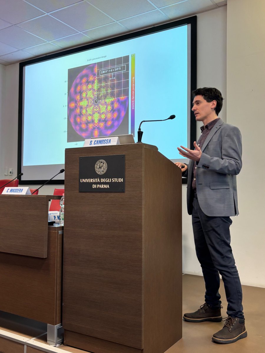 Giudi (@giudittacicconi) on Twitter photo 📍 13/12/24 - Il lascito di Mario Nardelli <a href="/unipr/">Università di Parma</a>
-
💎In particular, many thanks to @stecanossa for the mesmerizing and truly inspiring lecture on what’s beyond a unit cell!
-
#chemistry #crystallography #science 📍 13/12/24 - Il lascito di Mario Nardelli <a href="/unipr/">Università di Parma</a>
-
💎In particular, many thanks to @stecanossa for the mesmerizing and truly inspiring lecture on what’s beyond a unit cell!
-
#chemistry #crystallography #science