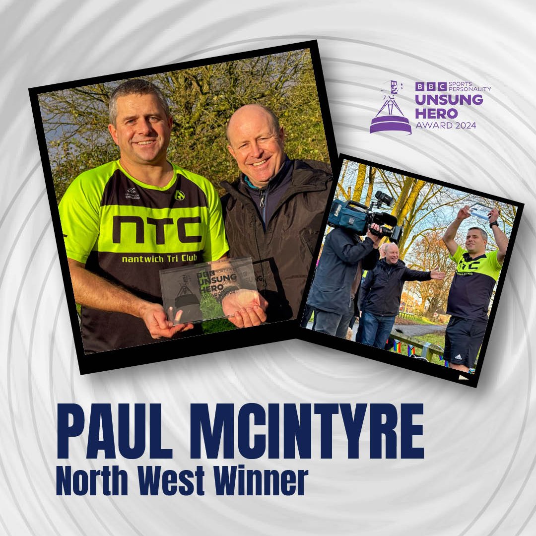 Paul McIntyre named <a href="/BBCSport/">BBC Sport</a> Personality North West Unsung Hero 🎉

The award recognises individuals across the UK, who through their volunteer work make an incredible difference in the community. 

Read the full nomination ➡️ brnw.ch/21wPoaX