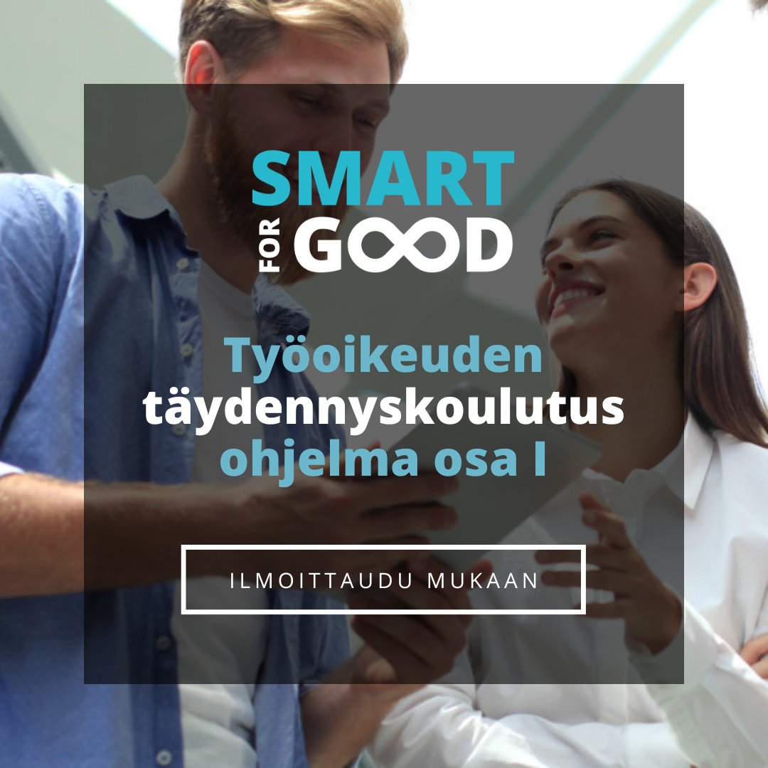 ⚖️Työoikeusjuristeille ja asiantuntijoille suunnattu työoikeuden täydennyskoulutus osa I (6 op) -koulutus tarjoaa ajankohtaisia näkökulmia 2020-luvun työelämään. Koulutuksessa käsitellään muun muassa:

🔹 Työn tekemisen uudet tavat – haasteet tulkinnalle ja käytännölle
🔹