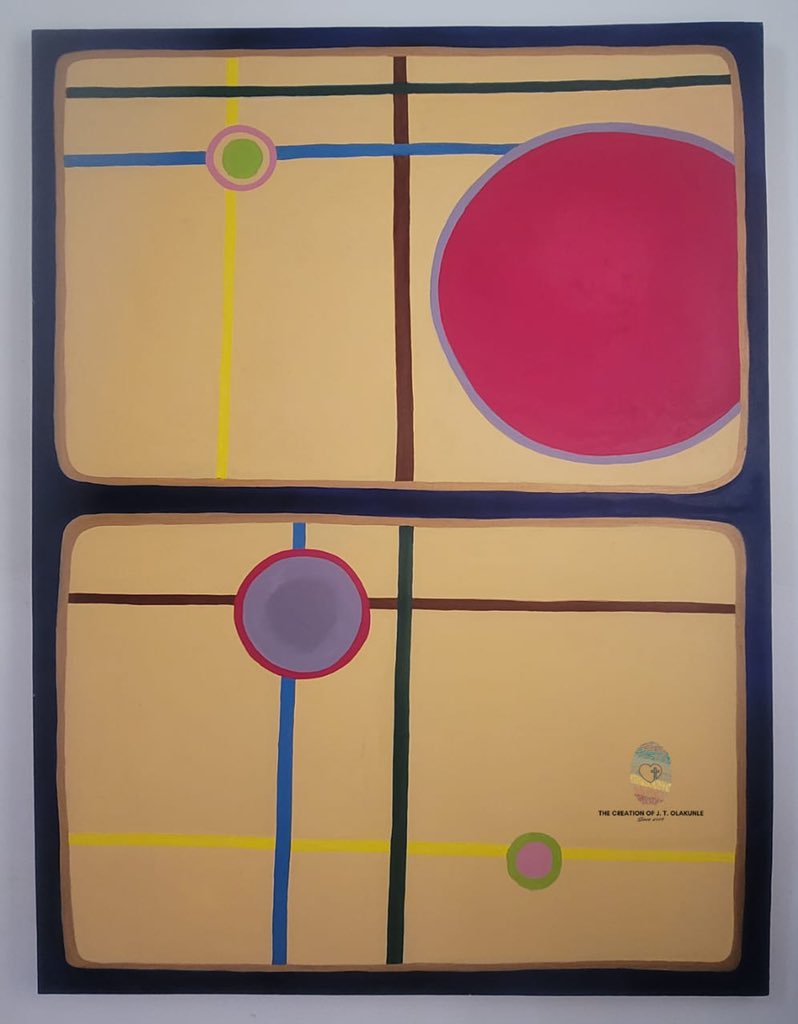 Health4Moni's tweet photo. Meet Jonathan Titilola Olakunle, a prolific Nigerian artist renowned for his vibrant Vessel Series. Drawing since childhood, Jonathan creates colorful and engaging masterpieces that inspire faith, love, and hope while connecting people to God, nature, and their environment https://t.co/t8uT6IGrCG