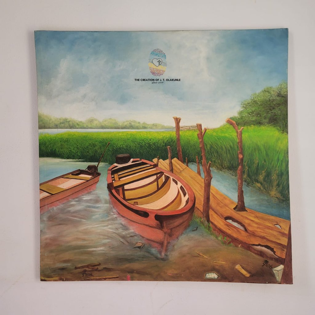Health4Moni's tweet photo. Meet Jonathan Titilola Olakunle, a prolific Nigerian artist renowned for his vibrant Vessel Series. Drawing since childhood, Jonathan creates colorful and engaging masterpieces that inspire faith, love, and hope while connecting people to God, nature, and their environment https://t.co/t8uT6IGrCG