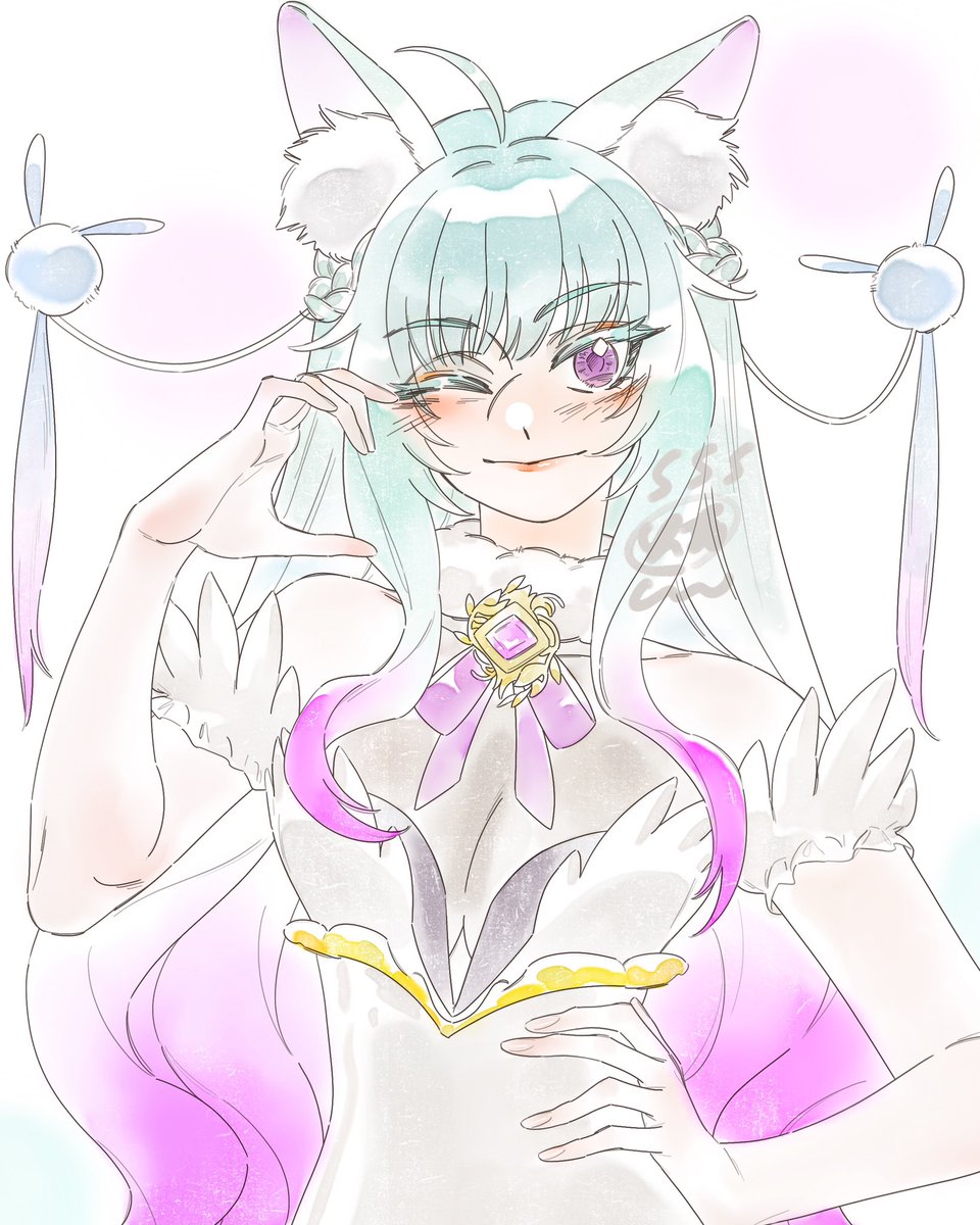 jkn_wj's tweet photo. 和洋妞的互绘！感觉纯黑白更适合线条的感觉捏🌹
#oc #Vtuber https://t.co/4pfRQgOUFZ