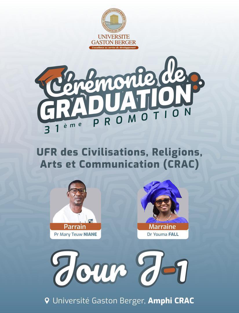 ComUgb's tweet photo. #Graduation2024 #Graduationday #Graduationvibes #UniversitéGastonBerger #SaintLouis #AlumniUGB https://t.co/5IGCMMGFCT