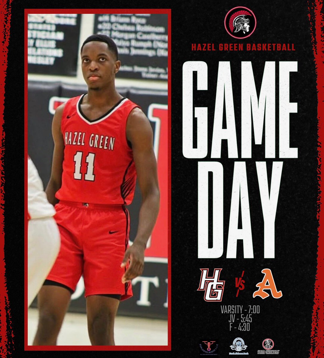 🚨GAMEDAY🚨
📅December 13
🆚Austin 
⌚️FB 4:30, JVB 5:45, VB 7:00 
📍Hazel Green 
👔 UGLY CHRISTMAS 
🚪S2 Pass 
💰Adults - $8, Students - $5
📺fan.hudl.com/usa/al/hazel-g…