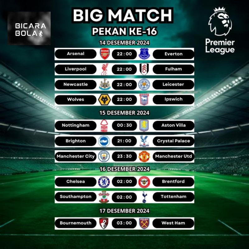 gakasalbet's tweet photo. JADWAL LIGA INGGRIS MINGGU INI GUYSS !!

info terupdater , jadwal live streaming semua ada di @bicarabola_idn guyss ...