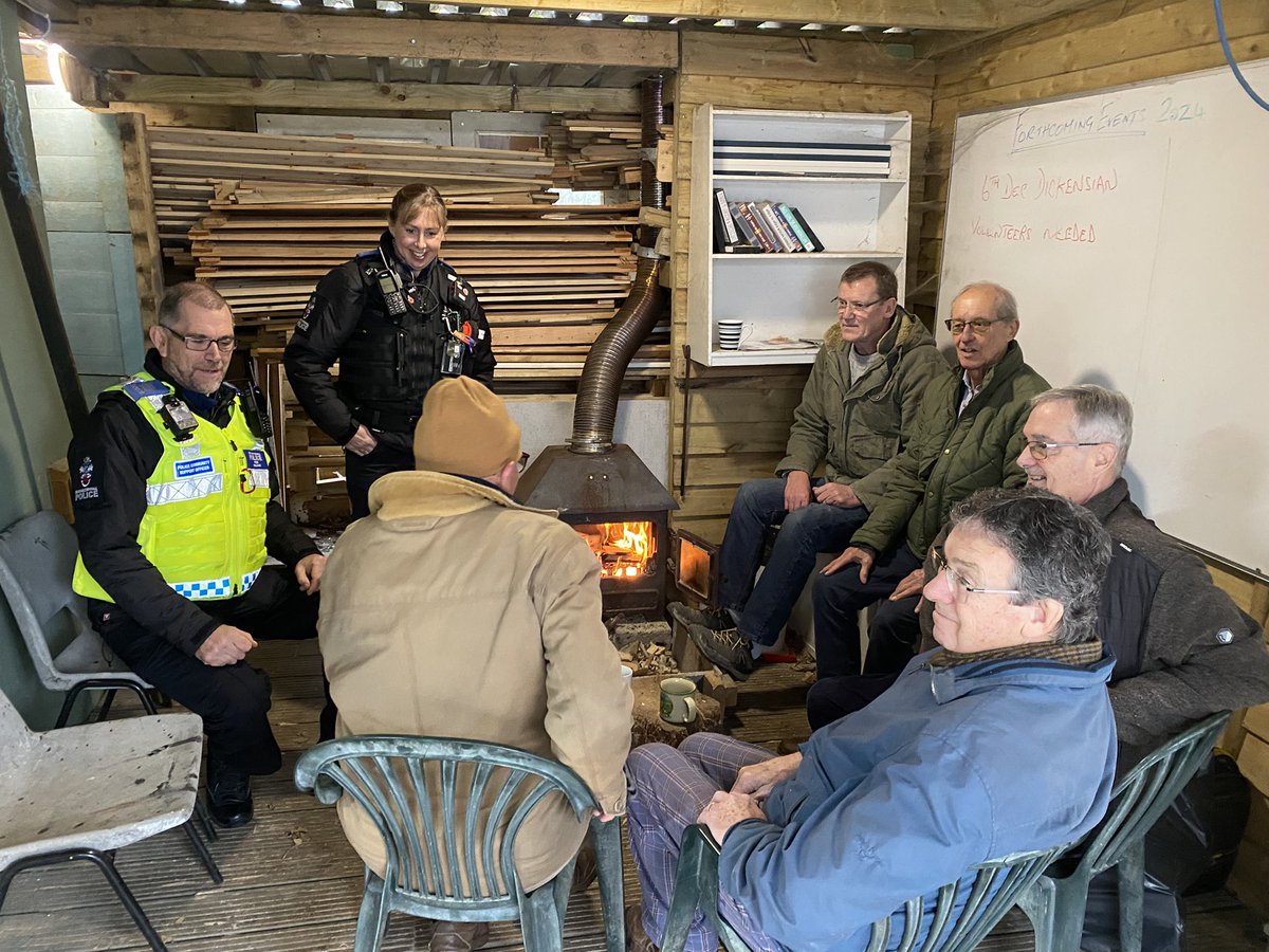 PCSO Debbie Hollinson (@pcso30747) on Twitter photo I visited ‘Men in Sheds’ in Tavistock this morning.
“A community workshop where men can create converse and connect, improving wellbeing, reducing loneliness and combatting social isolation.”
Find one near you.
<a href="/TavistockPolice/">Tavistock Police</a>
<a href="/NWDevonPolice/">North and West Devon Police</a>
<a href="/ps_7003/">PS 7003 Ottley</a>
<a href="/DC_Police/">Devon & Cornwall Police</a> I visited ‘Men in Sheds’ in Tavistock this morning.
“A community workshop where men can create converse and connect, improving wellbeing, reducing loneliness and combatting social isolation.”
Find one near you.
<a href="/TavistockPolice/">Tavistock Police</a>
<a href="/NWDevonPolice/">North and West Devon Police</a>
<a href="/ps_7003/">PS 7003 Ottley</a>
<a href="/DC_Police/">Devon & Cornwall Police</a>