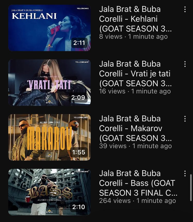 Tajniznak26's tweet photo. JALA BRAT &amp; BUBA CORELLI su tata-mate ove scene ❤️‍🔥 #jalabrat #bubacorreli #goatseason3 https://t.co/WTqVIdTRn0