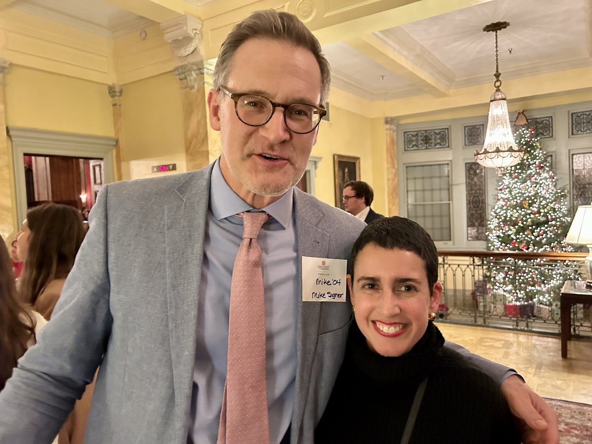 Another great <a href="/UVALaw/">UVA Law School</a> annual holiday party at the #DC Metropolitan Club (which has one of the most beautiful libraries I've seen), where I got to see friends new &amp; old, incl. the amazing former #Charlottesville mayor <a href="/MikeSigner/">Mike Signer</a> (check out his books!). Wahoowa! <a href="/UVA/">UVA</a> <a href="/UVA_Alumni/">UVA Alumni</a>