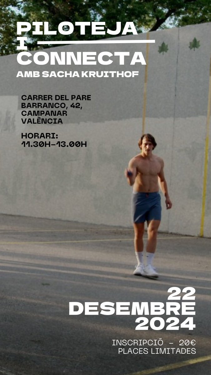 SachaAthlete's tweet photo. Nou projecte 🖐️ PILOTEJA I CONNECTA ⚾️

Tornem a l'essència, a la pilota social, que connecta generacions, una pilota accessible i inclusiva.

Si estàs interessat a fer una JORNADA AL TEU POBLE, contacta amb mi. Ara és l'hora.

Per a la primera jornada, queden sols 2 places. https://t.co/1w5mBNy6nd