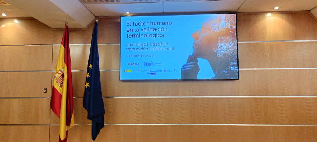 Martin Krallinger (@mkrallinger) on Twitter photo <a href="/ProyectoTeresia/">Proyecto TeresIA</a> Very exciting sessions on linguistic validation in institutional translation, issues related to new concepts created, highly specialized domains, impact at the legal level, challenges and impact. <a href="/ProyectoTeresia/">Proyecto TeresIA</a> Very exciting sessions on linguistic validation in institutional translation, issues related to new concepts created, highly specialized domains, impact at the legal level, challenges and impact.