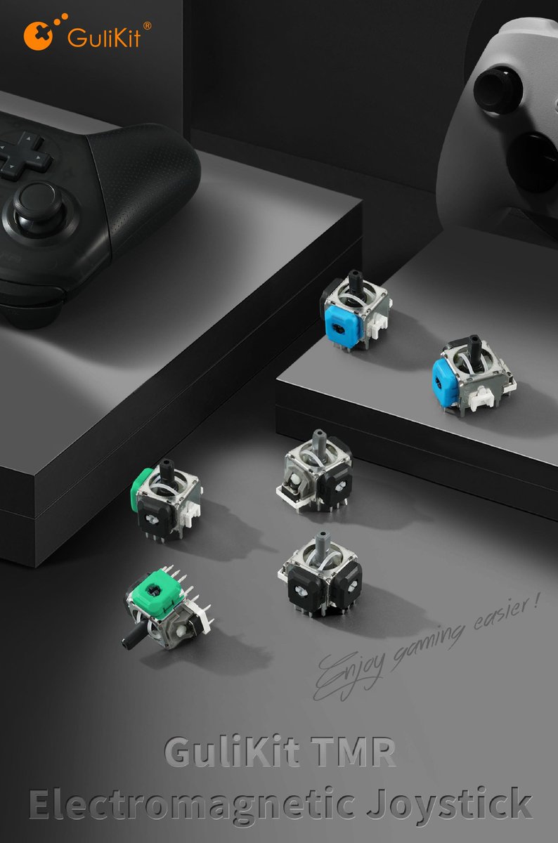 GuliKitDesign's tweet photo. #giveaway Fast joystick calibration function is added to the test tool on our site for PS4 &amp; PS5 controllers(DS only). Win TMR magnetic stick to upgrade your  controllers. 

To win🏆: 
👉Follow @GuliKitDesign 
👉Like &amp; repost

8 winners picked on 23 Dec.
https://t.co/ci7TNDfKnm https://t.co/iH3xVCBUn1