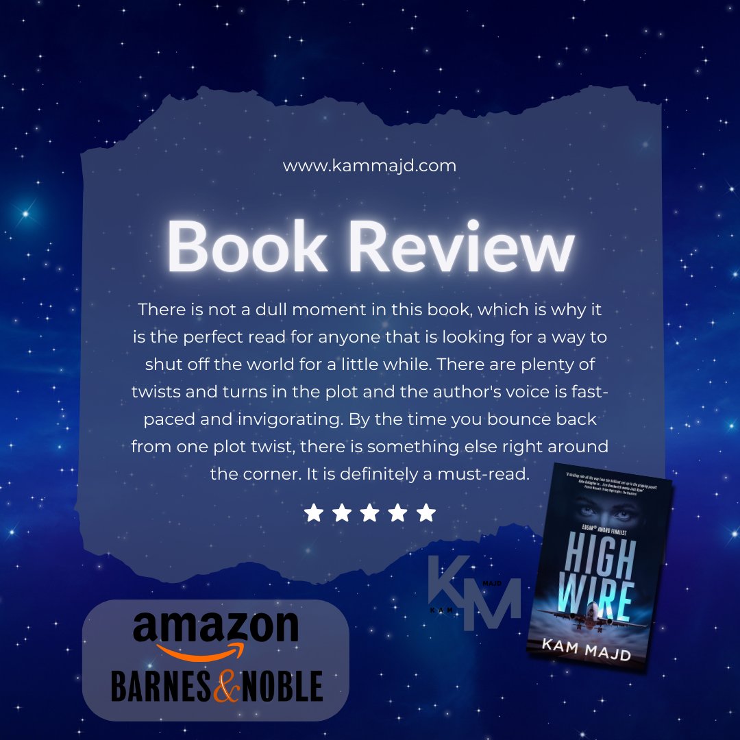 KamMajdBooks's tweet photo. Get ready for a heart-pounding adventure with High Wire! Captain Kate Gallagher faces impossible odds in this thrilling race against time. Find your copy at https://t.co/d1R8HncM67 ✈️🔥 #HighWire #Thriller #MustRead https://t.co/2SQoblaQcY